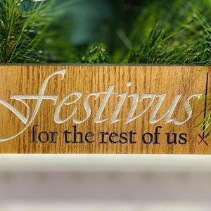 Festivus Funny Christmas Sign
